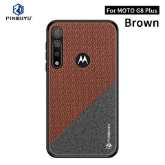 PINWUYO Rong Series  Shockproof PC + TPU+ Chemical Fiber Cloth Protective Cover, For Xiaomi RedMi Note8T, For Xiaomi CC9 Pro / Note10, For MOTO G8 Plus, For MOTO G8 Play / One macro