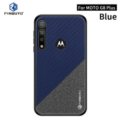 PINWUYO Rong Series  Shockproof PC + TPU+ Chemical Fiber Cloth Protective Cover, For Xiaomi RedMi Note8T, For Xiaomi CC9 Pro / Note10, For MOTO G8 Plus, For MOTO G8 Play / One macro