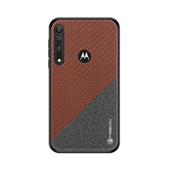 PINWUYO Rong Series  Shockproof PC + TPU+ Chemical Fiber Cloth Protective Cover, For Xiaomi RedMi Note8T, For Xiaomi CC9 Pro / Note10, For MOTO G8 Plus, For MOTO G8 Play / One macro