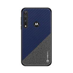 PINWUYO Rong Series  Shockproof PC + TPU+ Chemical Fiber Cloth Protective Cover, For Xiaomi RedMi Note8T, For Xiaomi CC9 Pro / Note10, For MOTO G8 Plus, For MOTO G8 Play / One macro