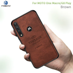 PINWUYO Zun Series PC + TPU + Skin Waterproof And Anti-fall All-inclusive Protective Shell, For Xiaomi CC9 Pro / Note10, For MOTO G8 Plus, For MOTO G8 Play / One macro, For Xiaomi RedMi Note8T