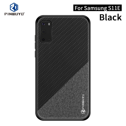 PINWUYO Rong Series  Shockproof PC + TPU+ Chemical Fiber Cloth Protective Cover, For Galaxy S20, For Galaxy S20+, For Google Pixel4, For Google Pixel4 XL