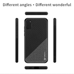 PINWUYO Rong Series  Shockproof PC + TPU+ Chemical Fiber Cloth Protective Cover, For Galaxy S20, For Galaxy S20+, For Google Pixel4, For Google Pixel4 XL