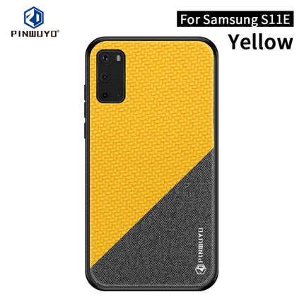 PINWUYO Rong Series  Shockproof PC + TPU+ Chemical Fiber Cloth Protective Cover, For Galaxy S20, For Galaxy S20+