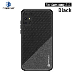 PINWUYO Rong Series  Shockproof PC + TPU+ Chemical Fiber Cloth Protective Cover, For Galaxy S20, For Galaxy S20+, For Google Pixel4, For Google Pixel4 XL