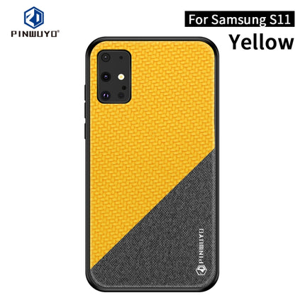 PINWUYO Rong Series  Shockproof PC + TPU+ Chemical Fiber Cloth Protective Cover, For Galaxy S20, For Galaxy S20+