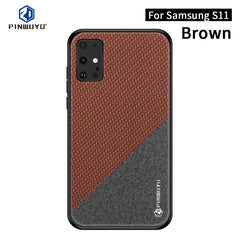 PINWUYO Rong Series  Shockproof PC + TPU+ Chemical Fiber Cloth Protective Cover, For Galaxy S20, For Galaxy S20+, For Google Pixel4, For Google Pixel4 XL