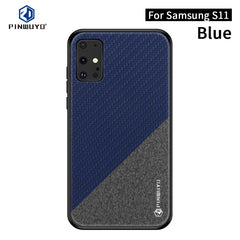 PINWUYO Rong Series  Shockproof PC + TPU+ Chemical Fiber Cloth Protective Cover, For Galaxy S20, For Galaxy S20+, For Google Pixel4, For Google Pixel4 XL