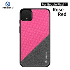 PINWUYO Rong Series  Shockproof PC + TPU+ Chemical Fiber Cloth Protective Cover, For Galaxy S20, For Galaxy S20+, For Google Pixel4, For Google Pixel4 XL