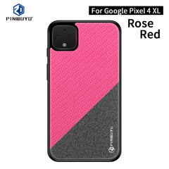 PINWUYO Rong Series  Shockproof PC + TPU+ Chemical Fiber Cloth Protective Cover, For Galaxy S20, For Galaxy S20+, For Google Pixel4, For Google Pixel4 XL