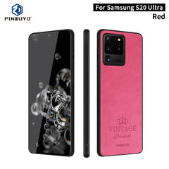 PINWUYO Pin Rui Series Classical Leather Texture PC + TPU Waterproof  Anti-fall All-inclusive Protective Case Shell, For Galaxy A51 / M40s, For Galaxy A91 / S10 Lite, For Google Pixel 4, For Google Pixel 4 XL, For Galaxy S20 Ultra