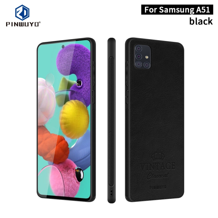 PINWUYO Pin Rui Series Classical Leather Texture PC + TPU Waterproof  Anti-fall All-inclusive Protective Case Shell, For Galaxy A51 / M40s, For Galaxy A91 / S10 Lite, For Google Pixel 4, For Google Pixel 4 XL, For Galaxy S20 Ultra