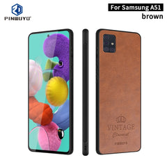 PINWUYO Pin Rui Series Classical Leather Texture PC + TPU Waterproof  Anti-fall All-inclusive Protective Case Shell, For Galaxy A51 / M40s, For Galaxy A91 / S10 Lite, For Google Pixel 4, For Google Pixel 4 XL, For Galaxy S20 Ultra