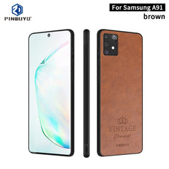 PINWUYO Pin Rui Series Classical Leather Texture PC + TPU Waterproof  Anti-fall All-inclusive Protective Case Shell, For Galaxy A51 / M40s, For Galaxy A91 / S10 Lite, For Google Pixel 4, For Google Pixel 4 XL, For Galaxy S20 Ultra