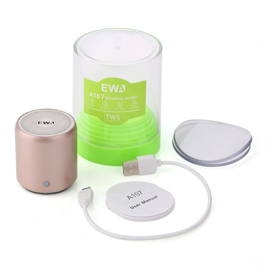 EWA A107 TWS Portable Super Mini Bluetooth Speaker Wireless Subwoofer Boom Box Computer Speakers Bocinas Shower Speaker