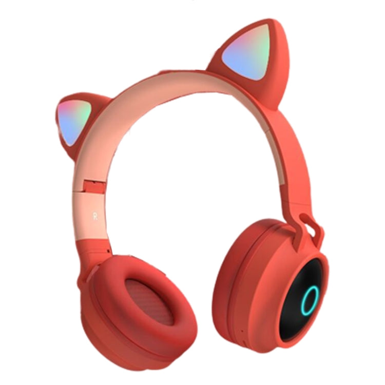 Cute Cat Ear Bluetooth 5.0 Headphones Foldable On-Ear Stereo Wireless Headset Headphone with Mic / LED Light / FM Radio / TF Card, SYA00833501F, SYA00833501A, SYA00833501B, SYA00833501C, SYA00833501D, SYA00833501E