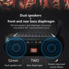 T&G TG182 Portable Column Wireless Stereo Music Box Solar Power waterproof USB AUX FM radio super bass