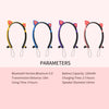 ZW29 Cat Ear Stereo Sound HIFI Fashion Outdoor Portable Sports Wireless  Bluetooth Headset with Mic & LED Light Glowing