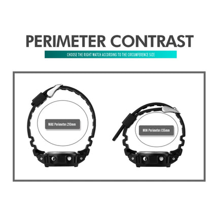 Skmei 1608 Multi-Function Student Electronic Watch Waterproof Timing Silicone Sports Watch