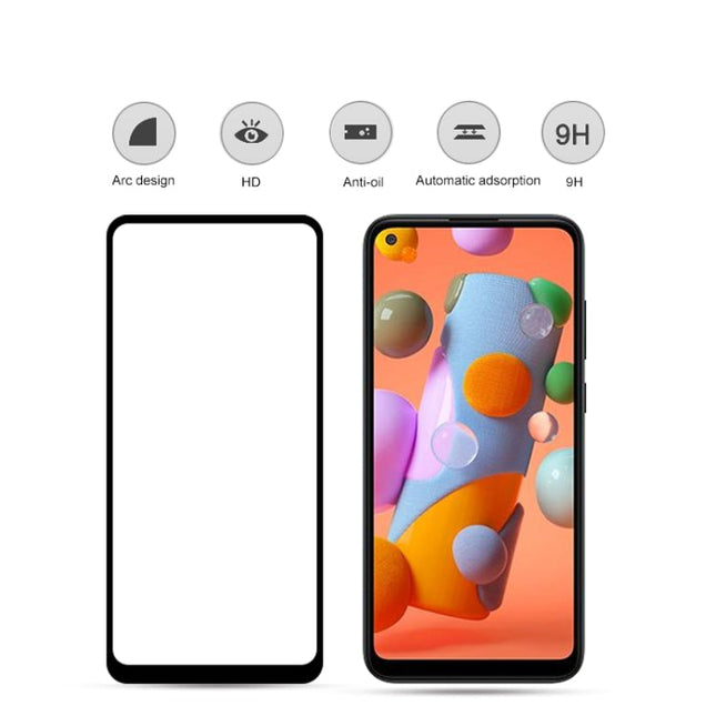 2PCS mocolo 0.33mm 9H 2.5D Full Glue Tempered Glass Film, For Galaxy A11, For Galaxy M31, For Galaxy A41, For Galaxy A31