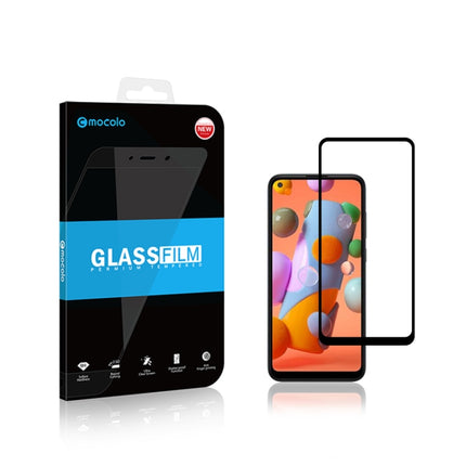 2PCS mocolo 0.33mm 9H 2.5D Full Glue Tempered Glass Film, For Galaxy A11, For Galaxy M31, For Galaxy A41, For Galaxy A31