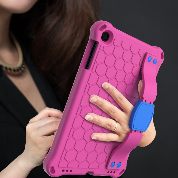 Honeycomb Design EVA + PC Four Corner Anti Falling Flat Protective Shell With Straps, For iPad mini 5 / 4 / 3 / 2 /1