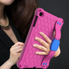 Honeycomb Design EVA + PC Four Corner Anti Falling Flat Protective Shell With Straps, For iPad mini 5 / 4 / 3 / 2 /1