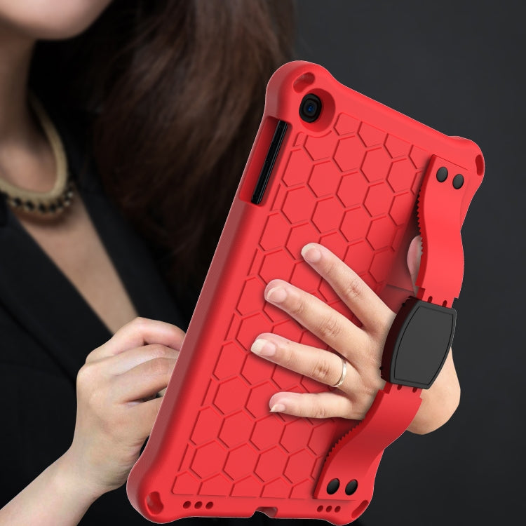 Honeycomb Design EVA + PC Four Corner Anti Falling Flat Protective Shell With Straps, For iPad mini 5 / 4 / 3 / 2 /1