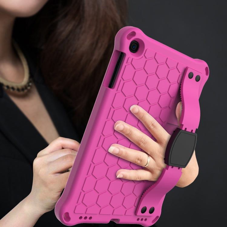 Honeycomb Design EVA + PC Four Corner Anti Falling Flat Protective Shell With Straps, For iPad mini 5 / 4 / 3 / 2 /1