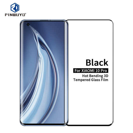PINWUYO 9H 3D Hot Bending Tempered Glass Film, For Xiaomi Mi 10 Pro, For OPPO Find X2, For OPPO Find X2 Pro