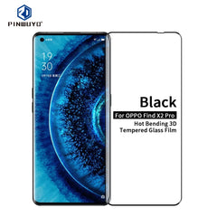 PINWUYO 9H 3D Hot Bending Tempered Glass Film, For Xiaomi Mi 10 Pro, For OPPO Find X2, For OPPO Find X2 Pro