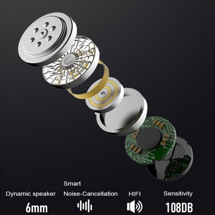 F900 Mini Earhook 180 Degree Freely Rotating Wireless Bluetooth 5.0 Earphone Car Handsfree Call Headphone