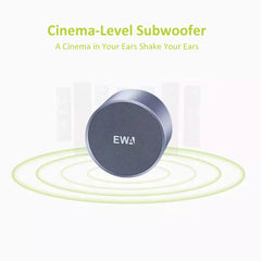 EWA A3 Mini Speakers 8W 3D Stereo Music Surround Wireless Bluetooth Speakers  Portable  Sonud Bass Support TF Cards USB