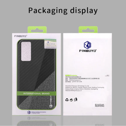 PINWUYO Rong Series  Shockproof PC + TPU+ Chemical Fiber Cloth Protective Cover, For Huawei P40, For Huawei P40 pro / P40pro+, For Galaxy A01, For Galaxy?A21