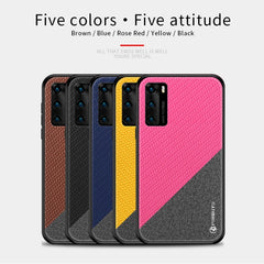 PINWUYO Rong Series  Shockproof PC + TPU+ Chemical Fiber Cloth Protective Cover, For Huawei P40, For Huawei P40 pro / P40pro+, For Galaxy A01, For Galaxy?A21