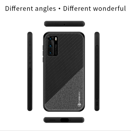 PINWUYO Rong Series  Shockproof PC + TPU+ Chemical Fiber Cloth Protective Cover, For Huawei P40, For Huawei P40 pro / P40pro+, For Galaxy A01, For Galaxy?A21