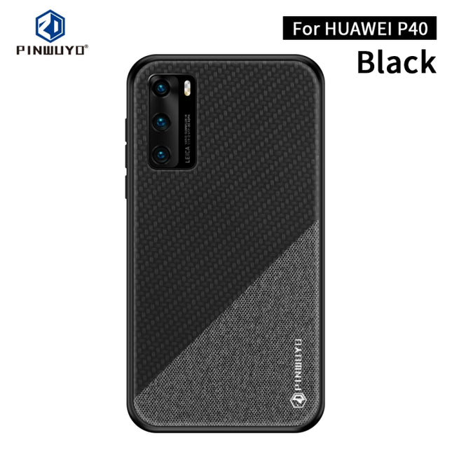PINWUYO Rong Series  Shockproof PC + TPU+ Chemical Fiber Cloth Protective Cover, For Huawei P40, For Huawei P40 pro / P40pro+, For Galaxy A01, For Galaxy?A21