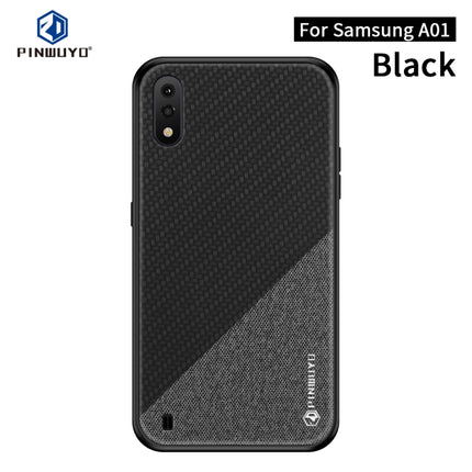 PINWUYO Rong Series  Shockproof PC + TPU+ Chemical Fiber Cloth Protective Cover, For Huawei P40, For Huawei P40 pro / P40pro+, For Galaxy A01, For Galaxy?A21