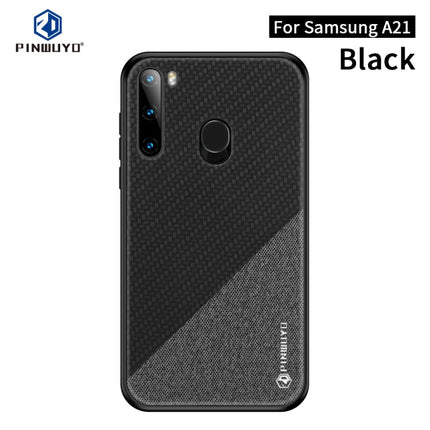 PINWUYO Rong Series  Shockproof PC + TPU+ Chemical Fiber Cloth Protective Cover, For Huawei P40, For Huawei P40 pro / P40pro+, For Galaxy A01, For Galaxy?A21