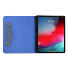 Horizontal Flip TPU + Fabric PU Leather Protective Case with Name Card Clip, For iPad Pro 12.9(2020)