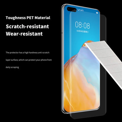 For Huawei P40 Pro 2 PCS ENKAY Hat-Prince 3D Full Screen PET Curved Hot Bending HD Screen Protector Soft Film