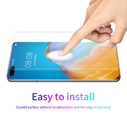 For Huawei P40 Pro 2 PCS ENKAY Hat-Prince 3D Full Screen PET Curved Hot Bending HD Screen Protector Soft Film