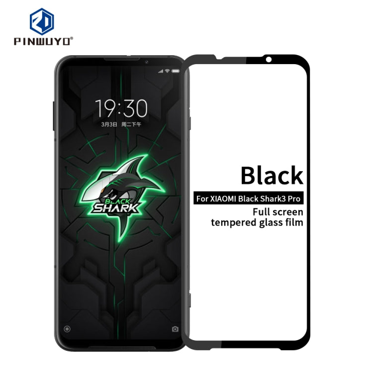 PINWUYO 9H 2.5D Full Screen Tempered Glass Film