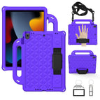 For iPad 10.2 2021 / 2020 / 2019/ Pro 10.5 / Purple+Black