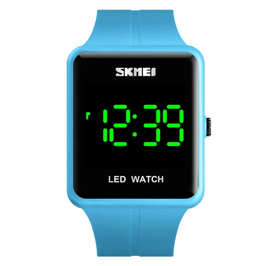SKMEI 1541 Fashion Led Watch Square Couple Model Waterproof Electronic Watch Silicone Watch