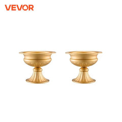 VEVOR 2/10/12PCS Tall Wedding Flower Vase Metal Centerpiece Gold Floral Arrangement Stand Display Rack for Tables Dinner Party