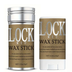 LOCKMIO Wax Stick Natural Coconut Oil Moisturizes Soften Smoothing Styling Flyaway Hair Edge Control Strong Hold Long Lasting