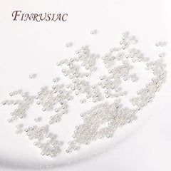 18K Gold Plated Separators For Bead,Spacers Beads For Jewelry Making,Brass Metal Round Beads,DIY Bracelets/Necklace Accessories