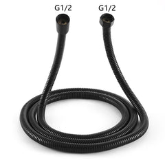 2m/2.5m/3m Black Silver 304 Stainless Steel Shower Hose High Quality Encryption Hose G1/2 Shower Tube Bathroom Accessories