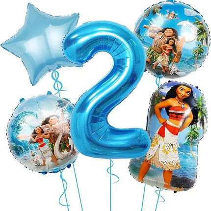 Disney Moana Birthday Decoration Tableware Cup Plate Backdrop Banner Kit Vaiana Moana Theme Happy Party Deco Balloons Supply Set